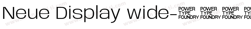Neue Display wide字体转换